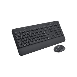 Logitech 920-010998 klawiatura Dołączona myszka Biuro Bluetooth QWERTY Hiszpański Grafitowy