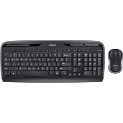 Logitech Wireless Combo MK330 klawiatura Dołączona myszka Biuro RF Wireless QWERTY Skandynawia