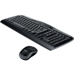 Logitech Wireless Combo MK330 klawiatura Dołączona myszka Biuro RF Wireless QWERTY Skandynawia