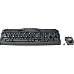 Logitech Wireless Combo MK330 klawiatura Dołączona myszka Biuro RF Wireless QWERTY Skandynawia