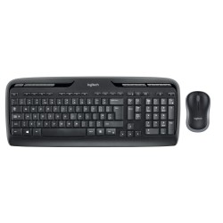 Logitech Wireless Combo MK330 klawiatura Dołączona myszka Biuro RF Wireless QWERTY Skandynawia