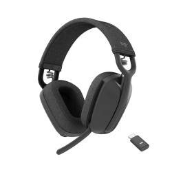 Logitech Zone Vibe Zestaw słuchawkowy Bezprzewodowy Opaska na głowę Połączenia/muzyka Bluetooth Grafitowy
