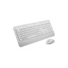 Logitech 920-011034 klawiatura Dołączona myszka Biuro Bluetooth QWERTZ Czeski, Słowacki Biały