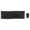 Logitech Wireless Combo MK270 klawiatura Dołączona myszka Uniwersalne RF Wireless Słowacki Czarny