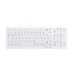 CHERRY AK-C7000 klawiatura Medyczna USB QWERTZ Niemiecki Biały