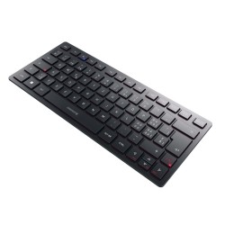 CHERRY KW 9200 MINI klawiatura Uniwersalne USB + RF Wireless + Bluetooth QWERTZ Swiss Czarny