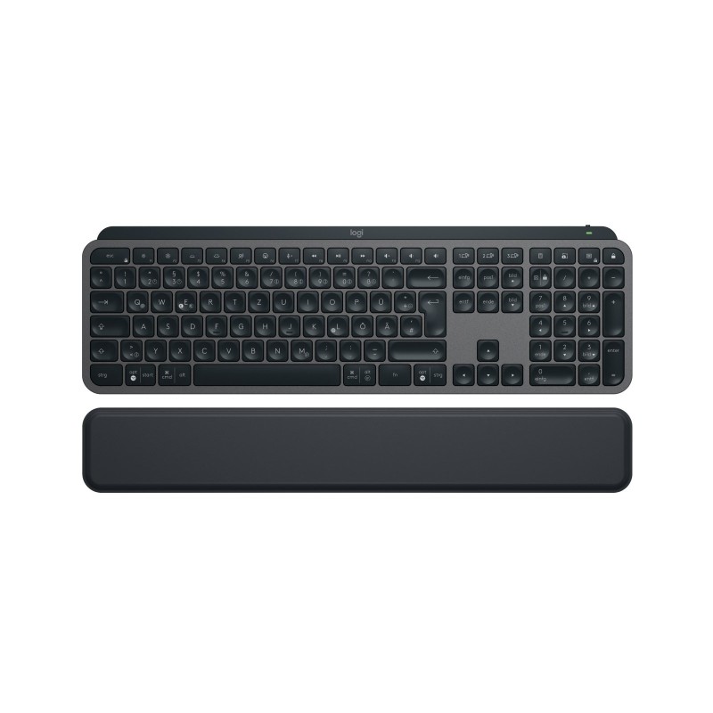 Logitech MX Keys S klawiatura Biuro RF Wireless + Bluetooth QWERTZ Niemiecki Grafitowy Logitech MX Keys S klawiatura Biuro RF Wireless + Bluetooth QWERTZ Niemiecki Grafitowy