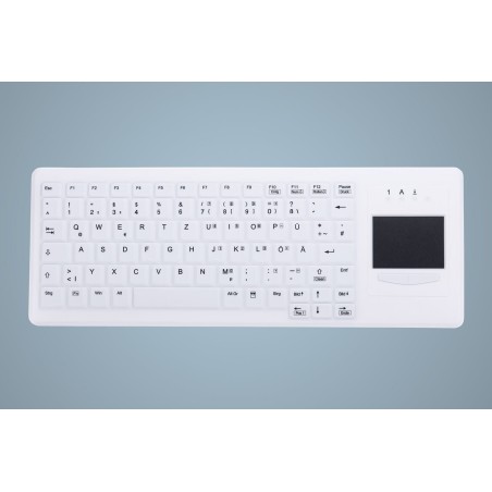 Active Key AK-C4400 klawiatura Przemysłowy RF Wireless British English Biały