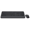 Logitech 920-011001 klawiatura Dołączona myszka Biuro Bluetooth AZERTY Belgijski Grafitowy
