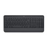 Logitech 920-011001 klawiatura Dołączona myszka Biuro Bluetooth AZERTY Belgijski Grafitowy