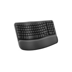Logitech 920-012327 klawiatura Biuro RF Wireless + Bluetooth QWERTZ Niemiecki Grafitowy