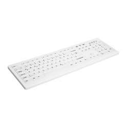 CHERRY AK-C8100F-FU1-W/GE klawiatura Biuro RF Wireless QWERTZ Niemiecki Biały