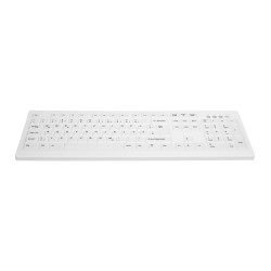 CHERRY AK-C8100F-FU1-W/GE klawiatura Biuro RF Wireless QWERTZ Niemiecki Biały