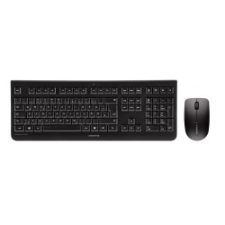 CHERRY DW 3000 klawiatura Dołączona myszka Biuro RF Wireless QWERTZ Czeski Czarny