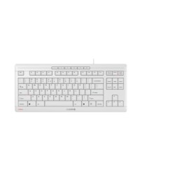 CHERRY STREAM KEYBOARD TKL klawiatura Uniwersalne USB QWERTY Angielski Biały