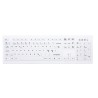 CHERRY AK-C8100F-FUS-W/NOR klawiatura Medyczna RF Wireless QWERTY Norweski Biały