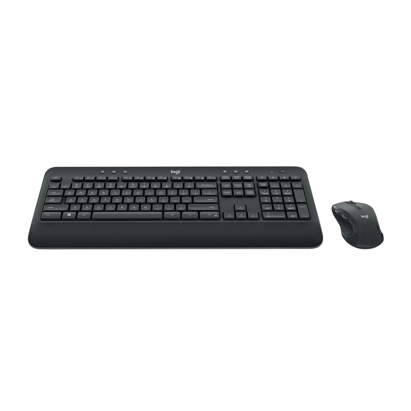 Logitech Advanced MK545 klawiatura Dołączona myszka Biuro RF Wireless QWERTY Amerykański międzynarodowy Czarny Logitech Advanced MK545 klawiatura Dołączona myszka Biuro RF Wireless QWERTY Amerykański międzynarodowy Czarny