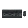 Logitech Advanced MK545 klawiatura Dołączona myszka Biuro RF Wireless QWERTY Amerykański międzynarodowy Czarny