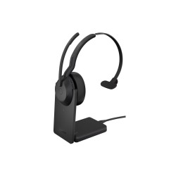 Jabra Evolve2 55 Zestaw słuchawkowy Bezprzewodowy Opaska na głowę Biuro/centrum telefoniczne Bluetooth Czarny
