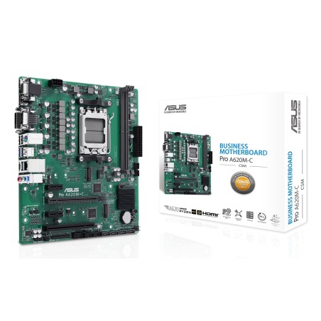 ASUS PRO A620M-C-CSM AMD A620 Gniazdo AM5 micro ATX