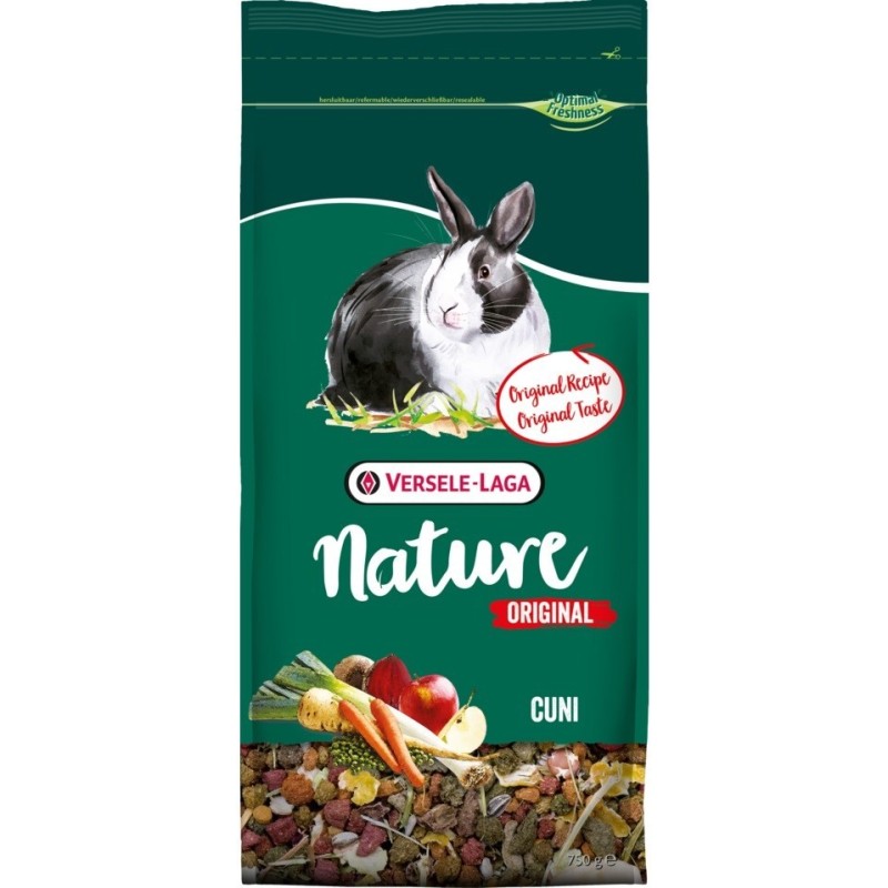 VERSELE LAGA Nature Original Cuni - Karma dla królików miniaturowych - 2,5 kg