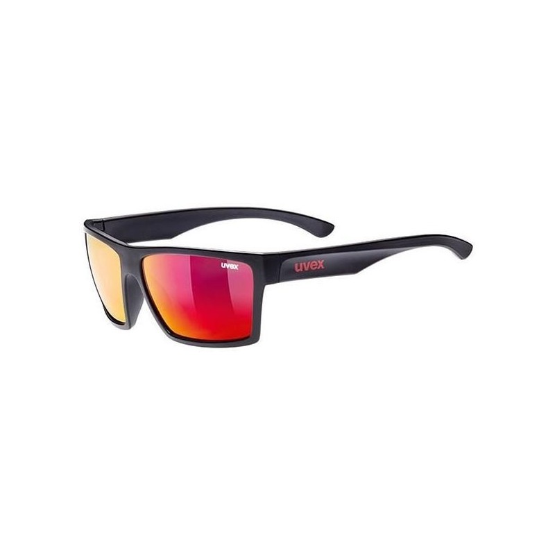 OKULARY UVEX LGL 29 CZARNO CZERWONE