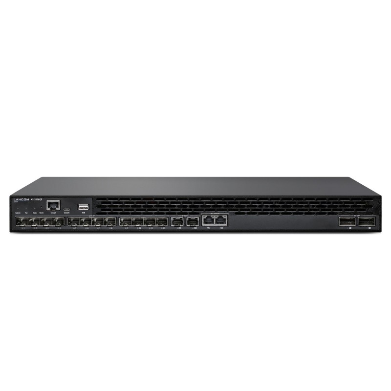 Przełącznik LANCOM XS-5116QF 12x SFP+ / 2x Combo-SFP+ / 2x QSFP+ Przełącznik LANCOM XS-5116QF 12x SFP+ / 2x Combo-SFP+ / 2x QSFP+