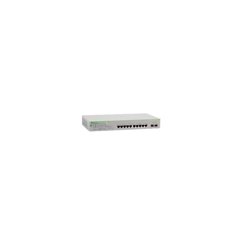 Allied Telesis GS950/10PS Zarządzany Gigabit Ethernet (10/100/1000) Obsługa PoE Zielony, Szary Allied Telesis GS950/10PS Zarządzany Gigabit Ethernet (10/100/1000) Obsługa PoE Zielony, Szary