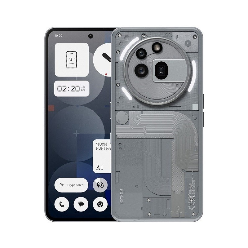 Nothing Phone (3a) 17,2 cm (6.77") Dual SIM Android 15 5G 12/256GB Grey Nothing Phone (3a) 17,2 cm (6.77") Dual SIM Android 15 5G 12/256GB Grey