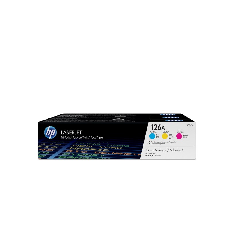 TONER CARTRIDGE 126A C/Y/M/TRIPLE PACK TONER CARTRIDGE 126A C/Y/M/TRIPLE PACK