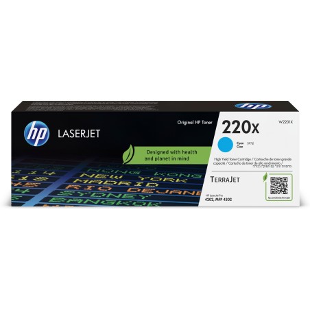 HP Oryginalnym wkładem z błękitnym tonerem 220X LaserJet