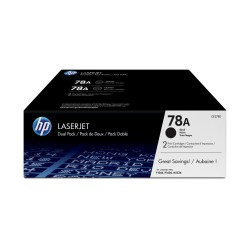 TONER CARTRIDGE 78A BLACK/DUAL PACK
