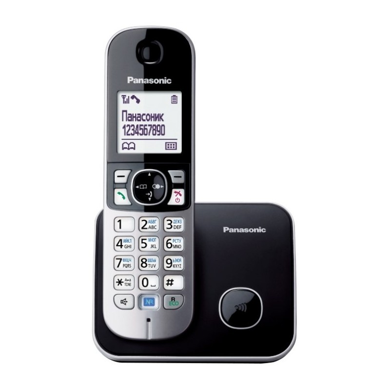 Panasonic KX-TG6811 Telefon w systemie DECT Nazwa i identyfikacja dzwoniącego Czarny