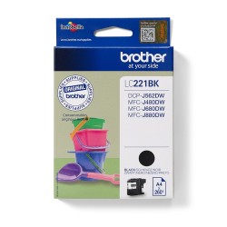 Brother LC-221BK nabój z tuszem 1 szt. Oryginalny Czarny