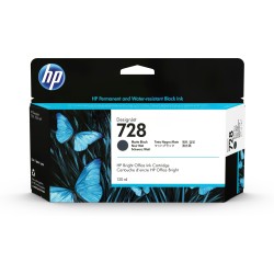 HP 728 130-ml Matte Black DesignJet Ink Cartridge nabój z tuszem 1 szt. Oryginalny Standardowa wydajność Czarny matowy