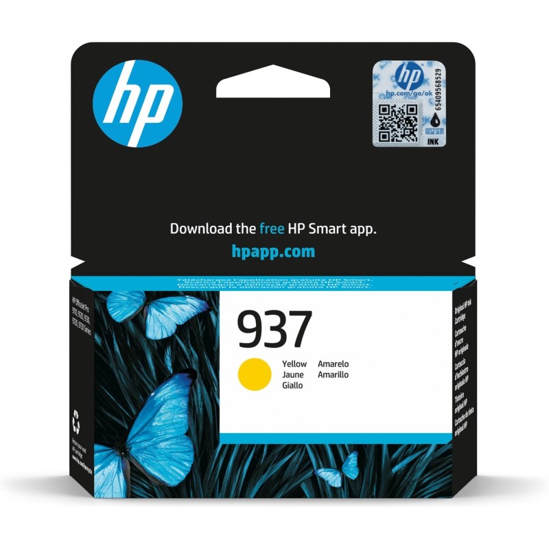 HP Oryginalny wkład z żółtym atramentem 937 HP Oryginalny wkład z żółtym atramentem 937