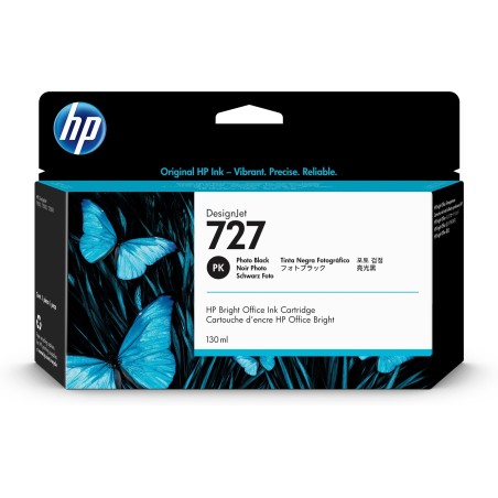 HP Czarny fotograficzny wkład atramentowy 727 DesignJet 130 ml