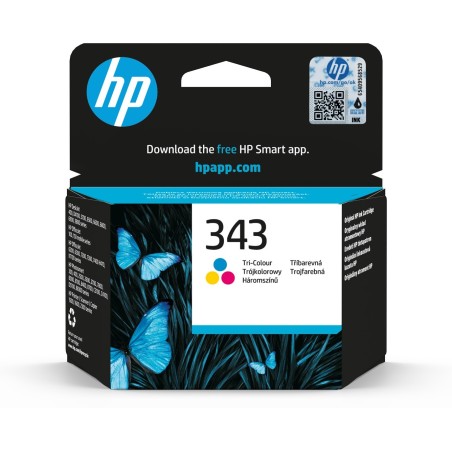 HP Tinte 343 C8766EE Kolor (błękitny/purpurowy/żelb)
