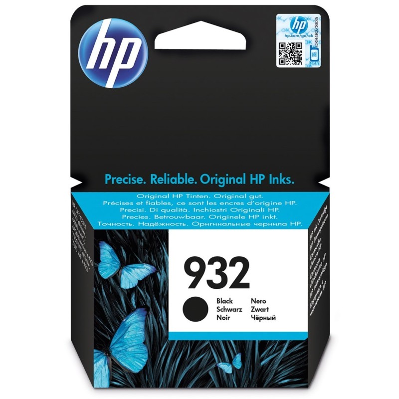 HP 932 Schwarz Tintenpatrone HP 932 Schwarz Tintenpatrone