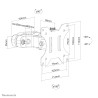 Neomounts FL40-430BL11 uchwyt do telewizorów 81,3 cm (32") Czarny