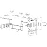 Techly ICA-LCD 110BK uchwyt do telewizorów 81,3 cm (32") Czarny