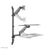 Neomounts WL90-325BL1 uchwyt / stojak do monitorów 81,3 cm (32") Ściana Czarny