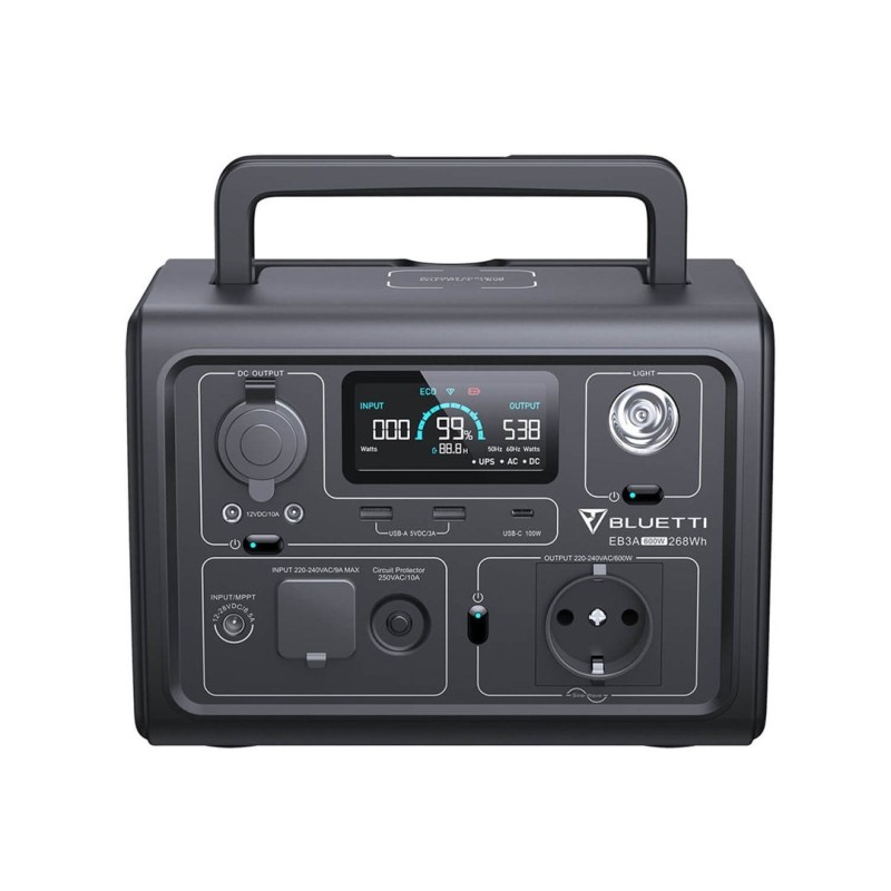 PowerOak Przenośna Elektrownia EB3A 268Wh z 600W AC PowerOak Przenośna Elektrownia EB3A 268Wh z 600W AC