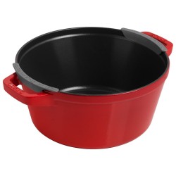 Staub La Cocotte Okrągły Żeliwo Naczynie do pieczenia - ZESTAW 3 SZTUK