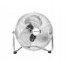 Wentylator-cyrkulator podłogowy chromowany 80W / 40 cm