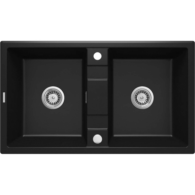 Zlewozmywak granitowy 2-komorowy ZQE_N203 5908212095928