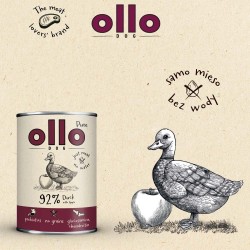 Ollo Pure Kaczka z Jabłkiem 400g