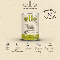 Ollo Pure Wołowina zielone Żwacze 850g