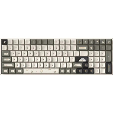 IQUNIX F97 Hitchhiker Bezprzewodowa klawiatura do gier, RGB - Moonstone Przełączniki