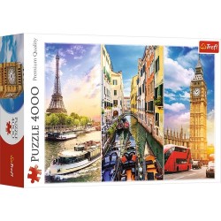Trefl 45009 puzzle Puzzle układanka 4000 szt. Miast
